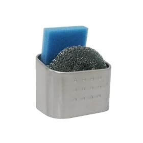 BlissHome, Interdesign, Forma, Dual Scrub Hub Sink Organiser, Stainless Steel