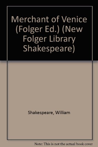 merchant of venice folger ed new folger library shakespeare