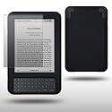 AMAZON KINDLE 3 BLACK SILICONE SKIN CASE WITH SCREEN PROTECTOR BY CELLAPOD CASES