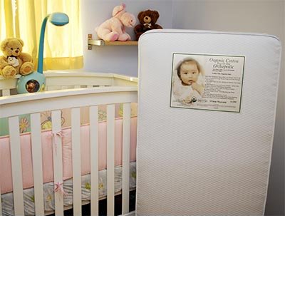 L.A. Baby Organic Cotton 2-in-1 Orthopedic Mattress