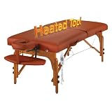 Master Massage 31 Santana Therma Top LX Portable Massage Table Package (with FREE Carrying Case, Bolster, Spa Music CDs and Pillow Covers)