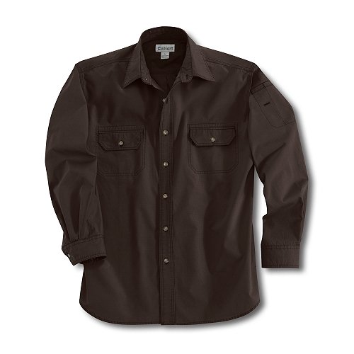 Buy Carhartt Mens Long Sleeve Ripstop Woven Shirt w  Convertible Pockets by Carhartt