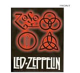 Led Zeppelin - Symbols Sticker