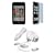 Apple iPod Touch 3G Accessories. Premium Accessory Kit for iPod Touch 3rd Generation: Black Silicone Skin Case Cover Protection + USB Car Auto DC Charger + USB Travel Home AC Charger + USB Retractable Cable + Full body Screen Protector