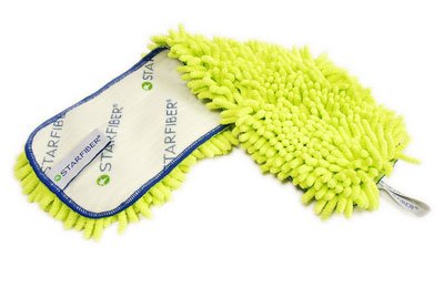 Starfiber Green Chenille Microfiber House Mop Pad Wet or Dry