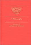 Review Greenwood Press  / American Ceramics Before 1930: A Bibliography (Contributions in Philosophy,)