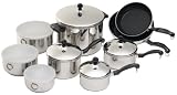 Farberware Classic 13-Piece Stainless-Steel Cookware Set