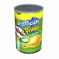 Pringles Sour Cream and Onion Grab AND Go, 2.6-Ounce Packages (Pack of 12)