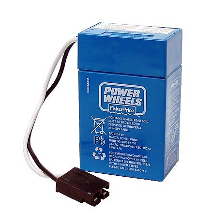 Power Wheels 6 Volt 4 Amp 00801-1230 Battery