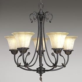 Timberbrook Espresso Chandelier by Progress Lighting