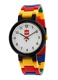 LEGO Midsize Classic White Dial Black Watch #340813