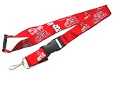 St Louis Cardinals Clip Lanyard Keychain Id Ticket Mlb - Red