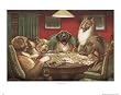 (16x20) C.M. Coolidge Waterloo Dogs Playing Poker Art Print Poster