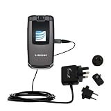 International Wall / AC Charger for the Samsung SLM SGH-A747 - Gomadic Brand w/ TipExchange Technology