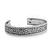 Diamond Cut Sterling Silver Western Cuff Bracelet