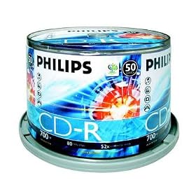 Philips CDR-80 (52x) 50pk Spindle