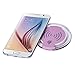 Wireless Charger,AutumnFall Qi Wireless Charging Pad for Galaxy S7,Galaxy S7 edge, Galaxy S6,Note 5,S6 Edge+,S6 Edge, Nexus 4/5/6 and All Qi-Enabled Devices (Pink)