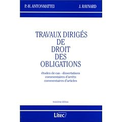 Travaux dirig�s de droit des obligations, 3e �dition (ancienne �dition)