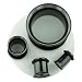 Single Black PVD Stainless Steel Single Flared Eyelet: 1/2g 3/8