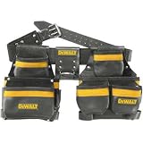 DEWALT D5101LG Heavy Duty Top Grain Leather Tool Belt, Waist 36-Inch to 48-Inch