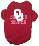 NCAA The University of Oklahoma Pet T-Shirt, X-Small