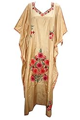 Silk Embroidered Floral Print  Dress