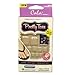 Cala Pretty Toes Complete Toenail Kit with Nail Art and Nail Glue (28 Nails in 14 Sizes) French Tip White With Silver Glitter Line
