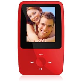 Ematic EMS004RD eSport Clip MP3 Player with Video Recording 4GB (Red)