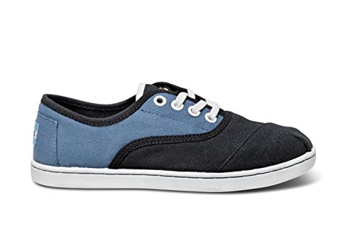 Toms Blue and Black Block Youth Cordones 10001437