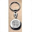 Saint Benedict Key Chains -3" Height - Made in Italy