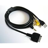 Ipod Iphone Aux Interface Cable for Kenwood KCA-iP300V audio Video