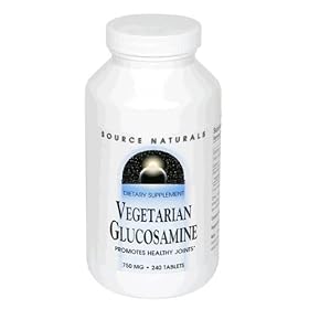 Source Naturals Vegetarian Glucosamine, 750 mg, Tablets, 240 tablets