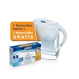 Produkt-Bild: Brita Maxtra Pack 3 + 1 Wasserfilter Marella Cool wei&szlig; GRATIS