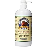 Grizzly Salmon Oil All-Natural Dog Food Supplement in Pump-Bottle Dispenser, 32 Ounces