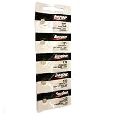 Energizer 379 Button Cell Silver Oxide SR521SW Watch Battery Pack of 5 Batteries