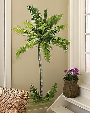 Palm Tree 2-Sheet Wall Mural Set