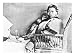 Chinese Woman Showing Her Uncovered Bound Foot Near an European Foot Art Giclee Poste...