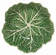 Majolica Cabbage Bowl Medium Green 8.75"D