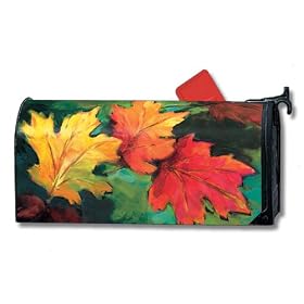 Mailwraps MAIL5102 Plastic Magnet Works Fall Leaves Mailbox