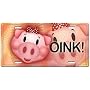 Oink! Female Piggy Decorative License Plate