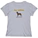 T-Shirt Woman Silver Gray  Dog Addiction Belgian Malinois  Dog