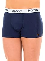 Superdry Pack x 3 Bóxers (Turquesa / Azul / Azul Oscuro)