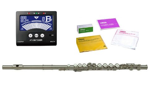 Selmer Prelude FL711 Student Flute w Bonus Instrument Store Starter Kit with Tuner