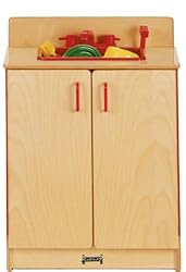 Jonti-Craft Natural Birch Kitchen, Sink, 20w x 15d x 27h
