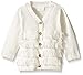 Rosie Pope Baby Girls' Light Weight Sweater Knit Cardigan with Fringe Detail