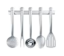Brabantia S-line Kitchen Utensil Set, Brilliant Steel