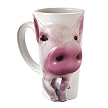 Pig "Wake Up and Smell the Coffee" Latte Mug