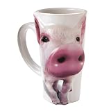 Pig Wake Up and Smell the Coffee Latte Mug