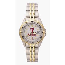 <b>Washington Nationals MLB Women's All Star Watch with Stainless Steel Bracelet</b>