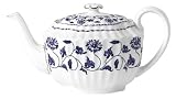 Spode Blue Colonel Platinum Tea Pot and Cover 4 cup